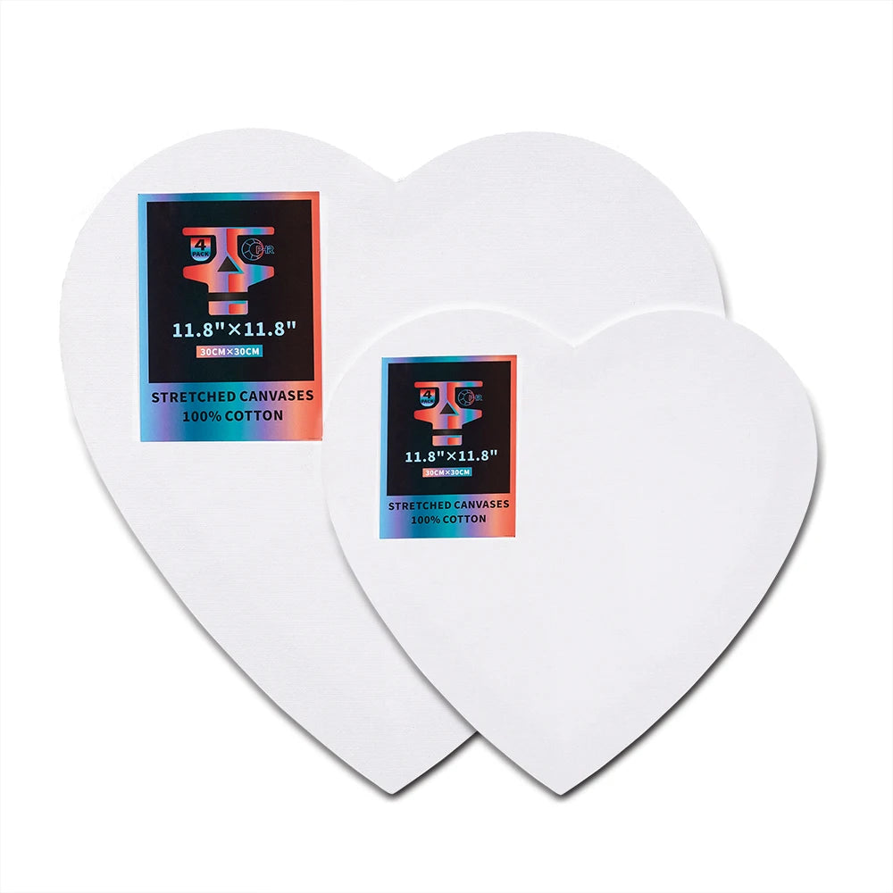 Ophir 4 Pack Cotton Canvas For Oil Acrylic Painting TA006