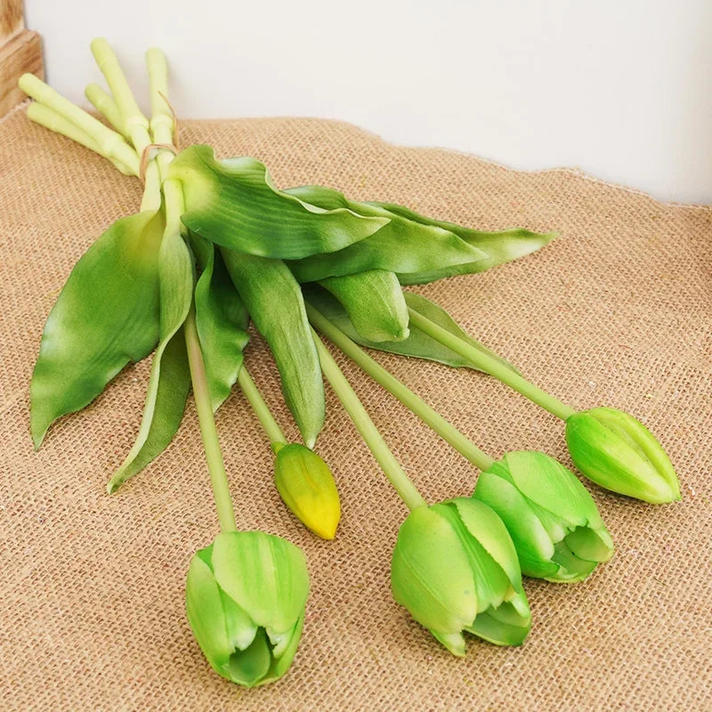 Zhejiang Silicone Real Touch Five Head Tulip Bouquet