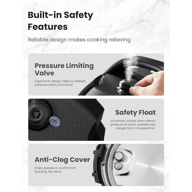 Comfee 9 In 1 Electric Pressure Cooker Multi Cooker