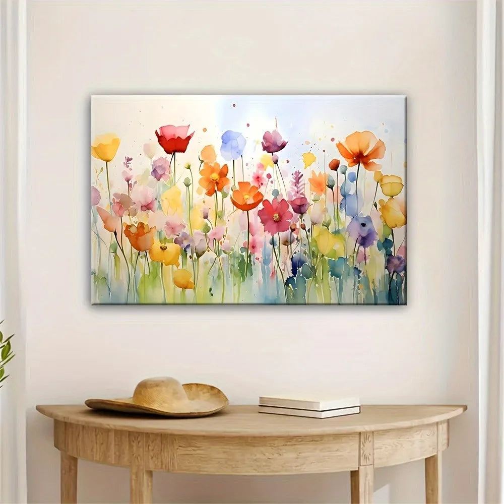 Breez Retail Therapy Art Deco Mural Wildflower Paintings