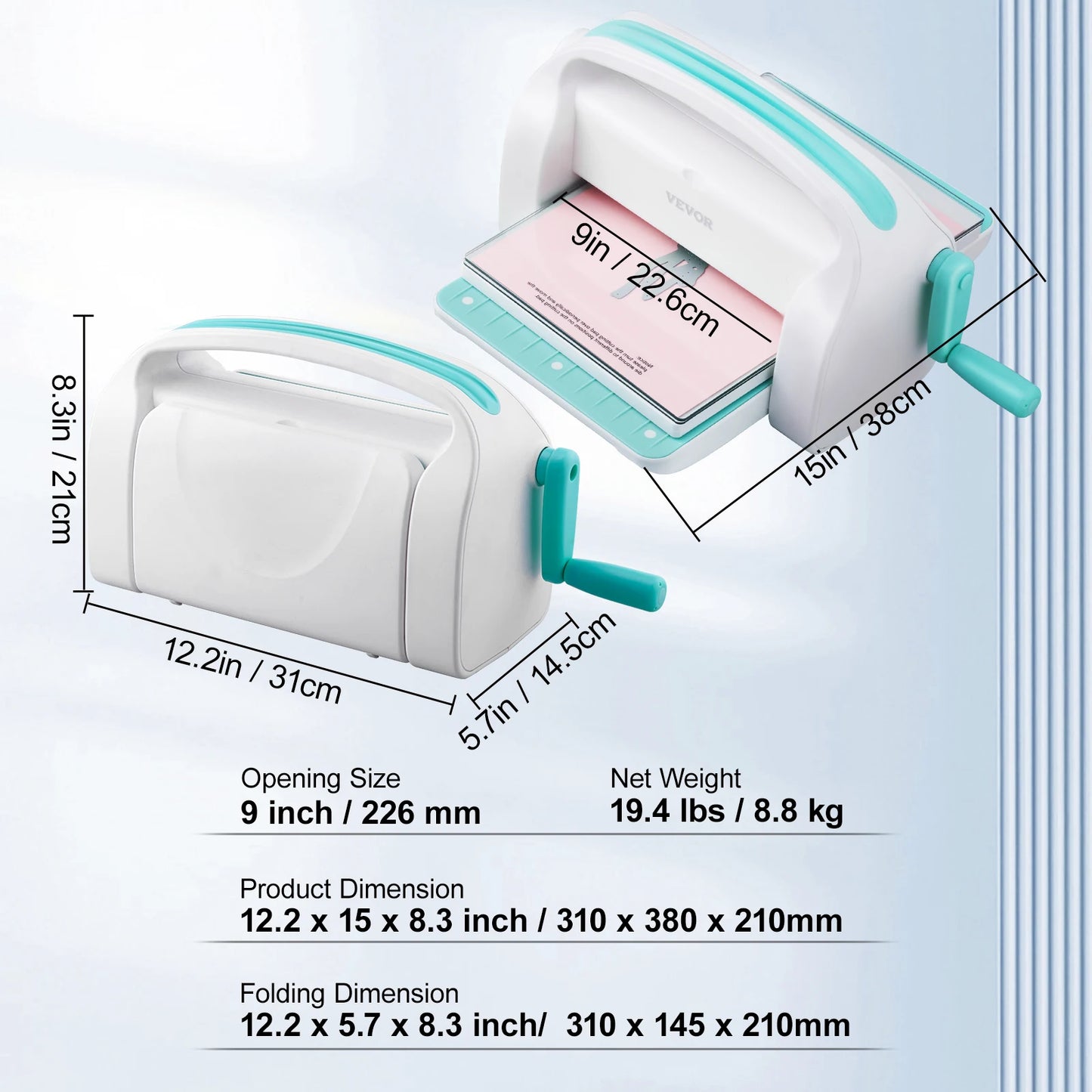 SucceBuy Die Cutting Embossing Machine For Scrapbooking DIY