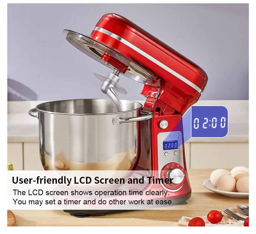 Biolomix Stand Mixer 6 Speed 1200W Quiet Motor Pro Plus