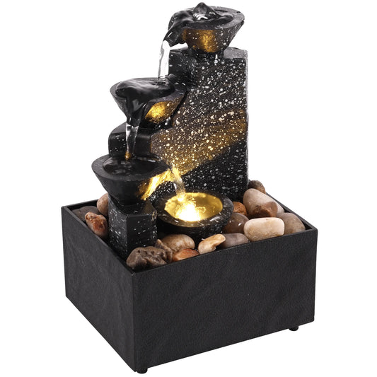 Breez Retail Therapy Asian Style Waterfall Desk Fountain