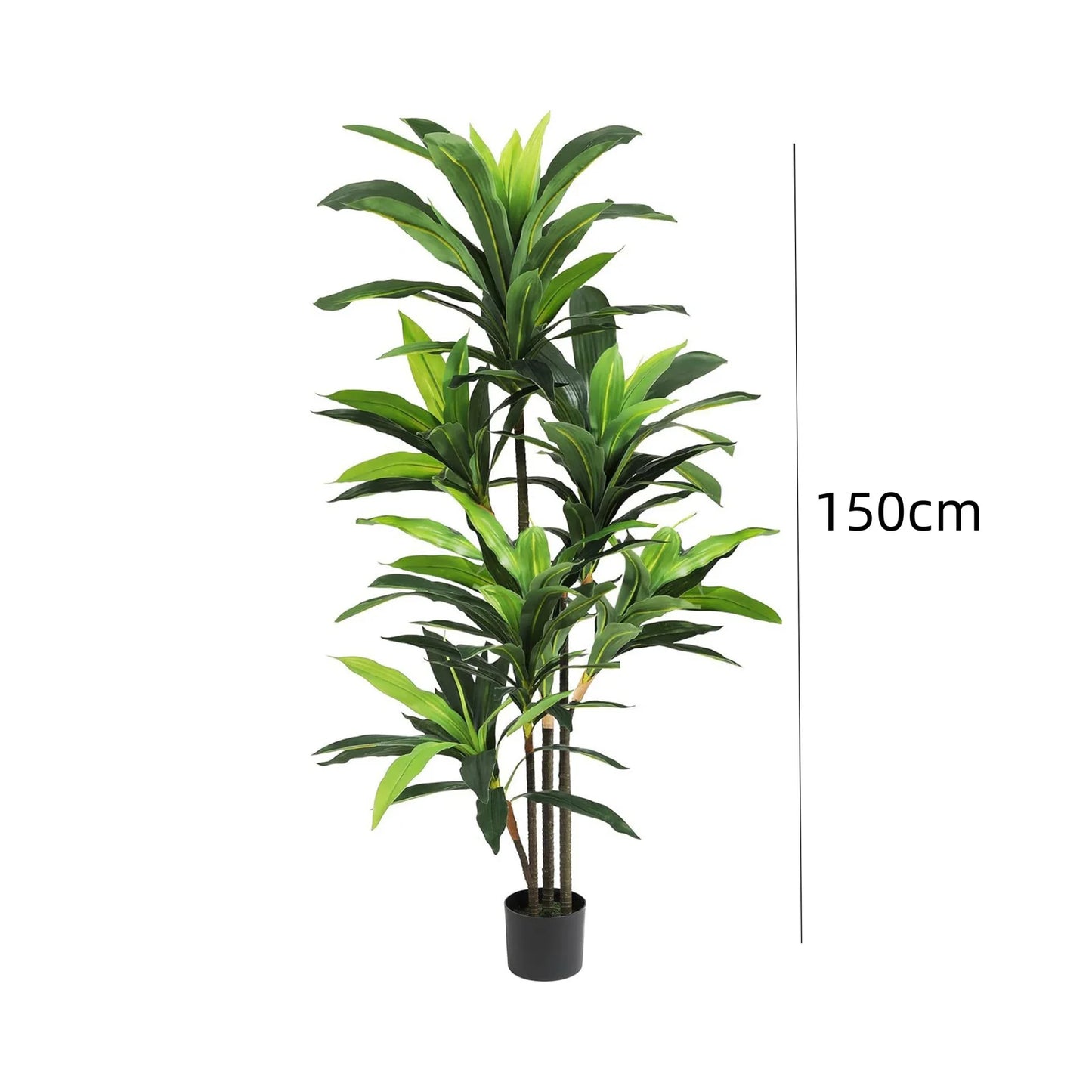Artificial Dracaena Plant In Pot With Adjustable Branches