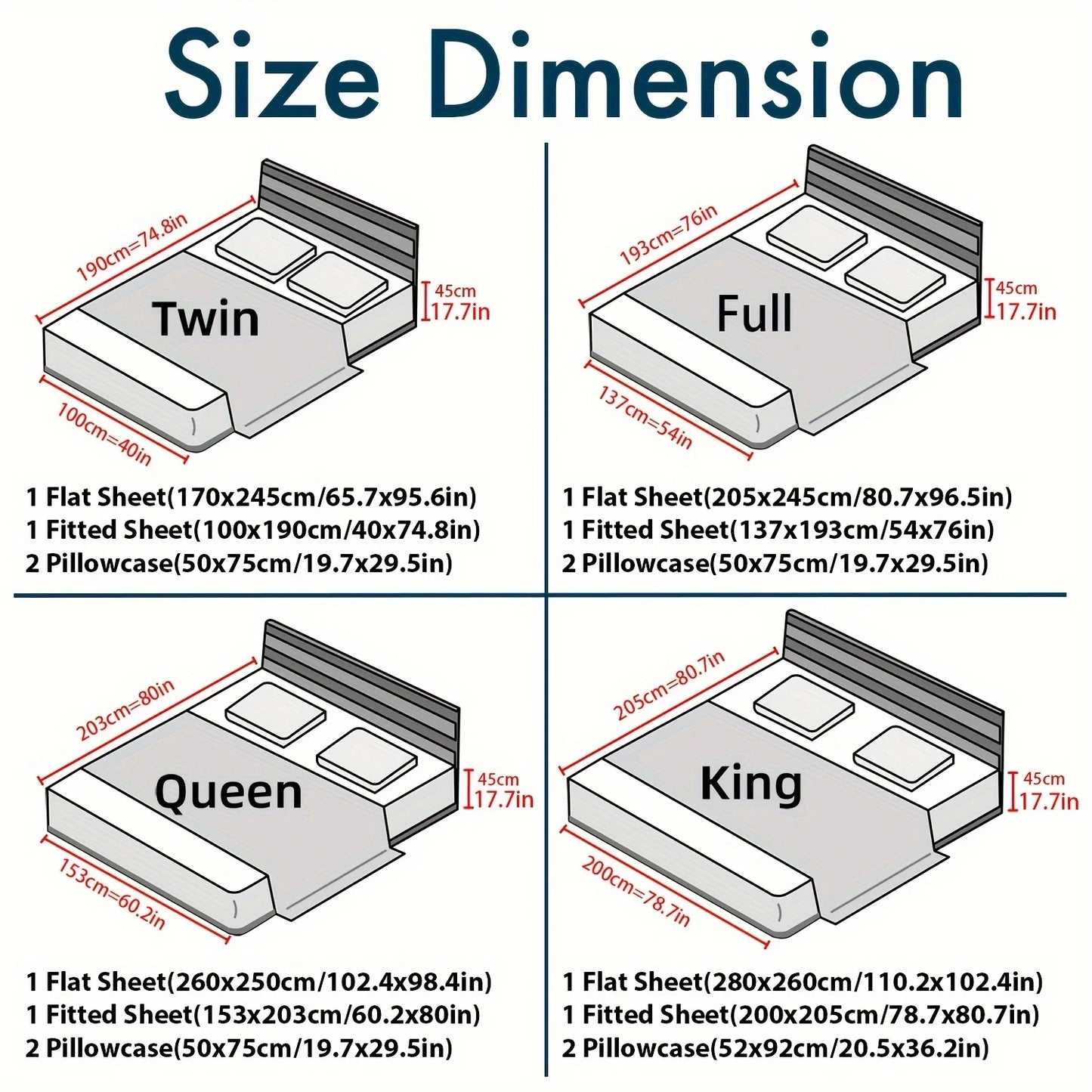 LISSTHERCN Egyptian Cotton Fitted Sheet Set Boho Bedding