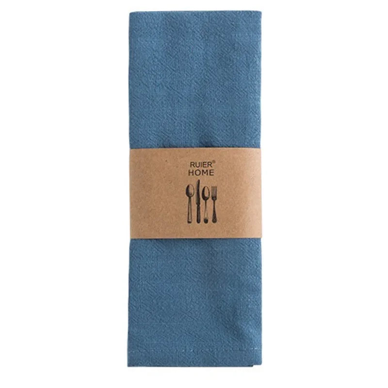 Guangdong Cotton Linen Table Napkins Tea Towels Absorbent