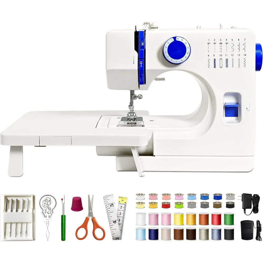 StitchMaster Pro Sewing Machine Twin Needle 14 Stitches