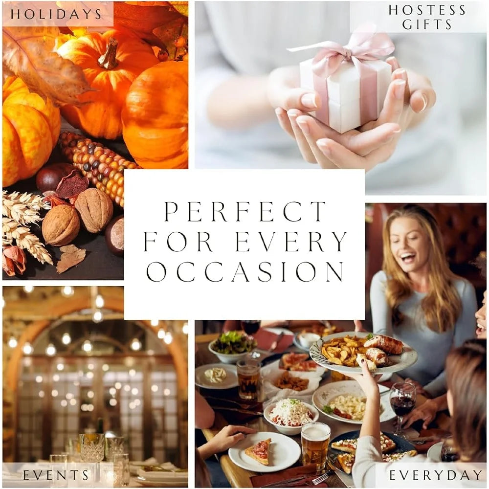 DUTRIEUX Harvest Pumpkin Placemats Set Polyester Linens