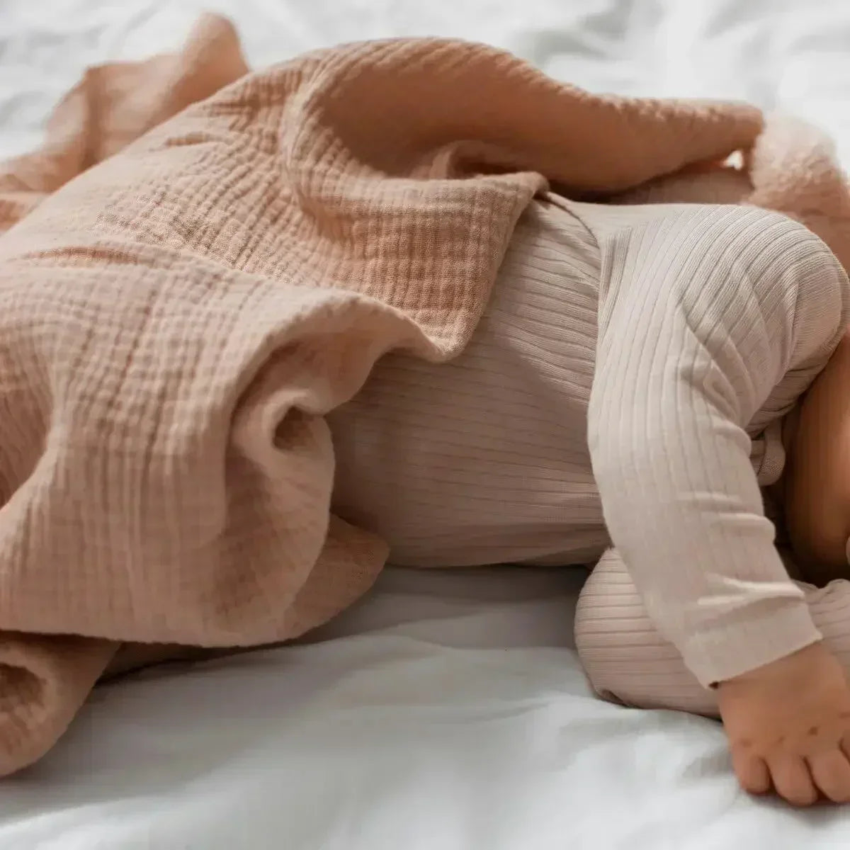 Cotton Muslin Swaddle Baby Blanket Set For Newborn Gifts