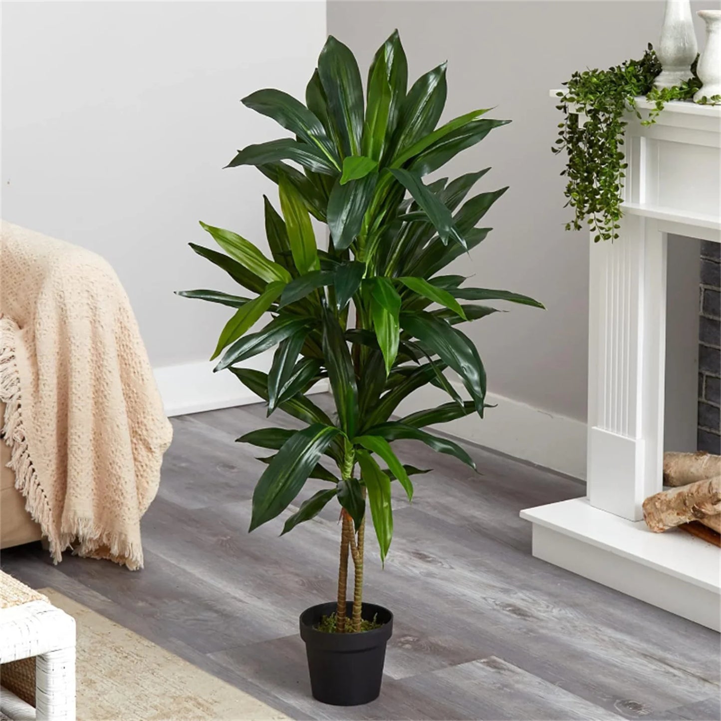 Artificial Dracaena Plant In Pot With Adjustable Branches