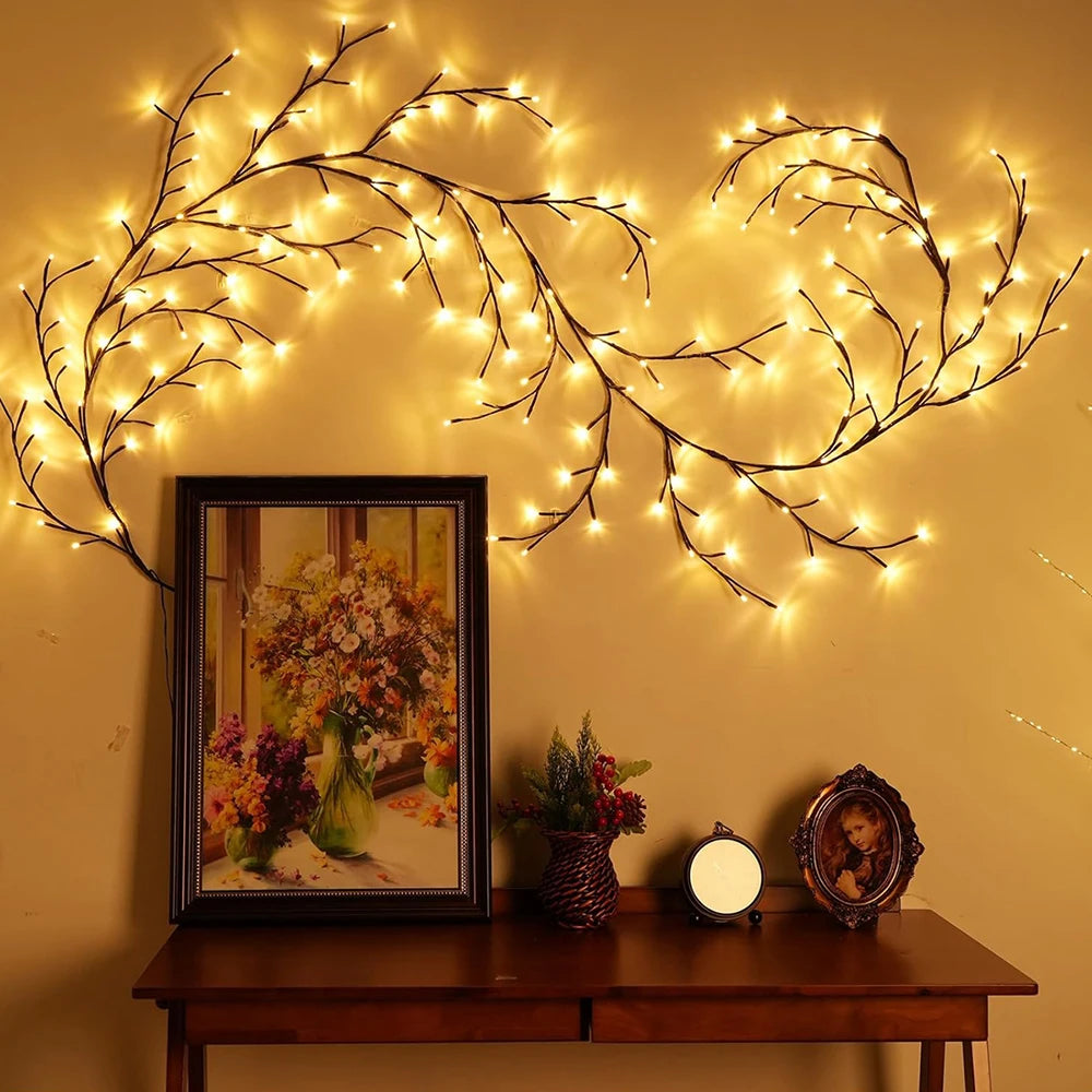 WELPUR Solar Tree String Lights 96 LED Waterproof Garland