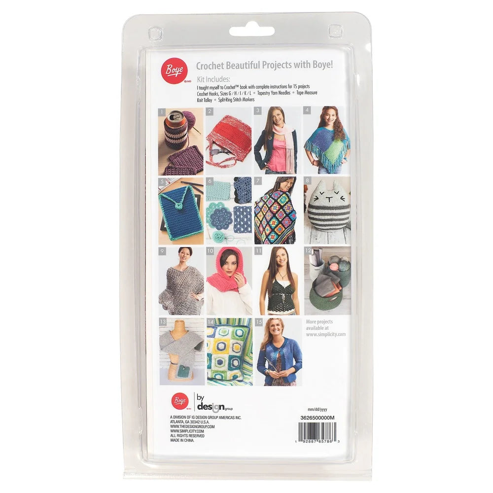 XMSJ 30 Piece Everyday Crochet Kit With Accessories And Instructions