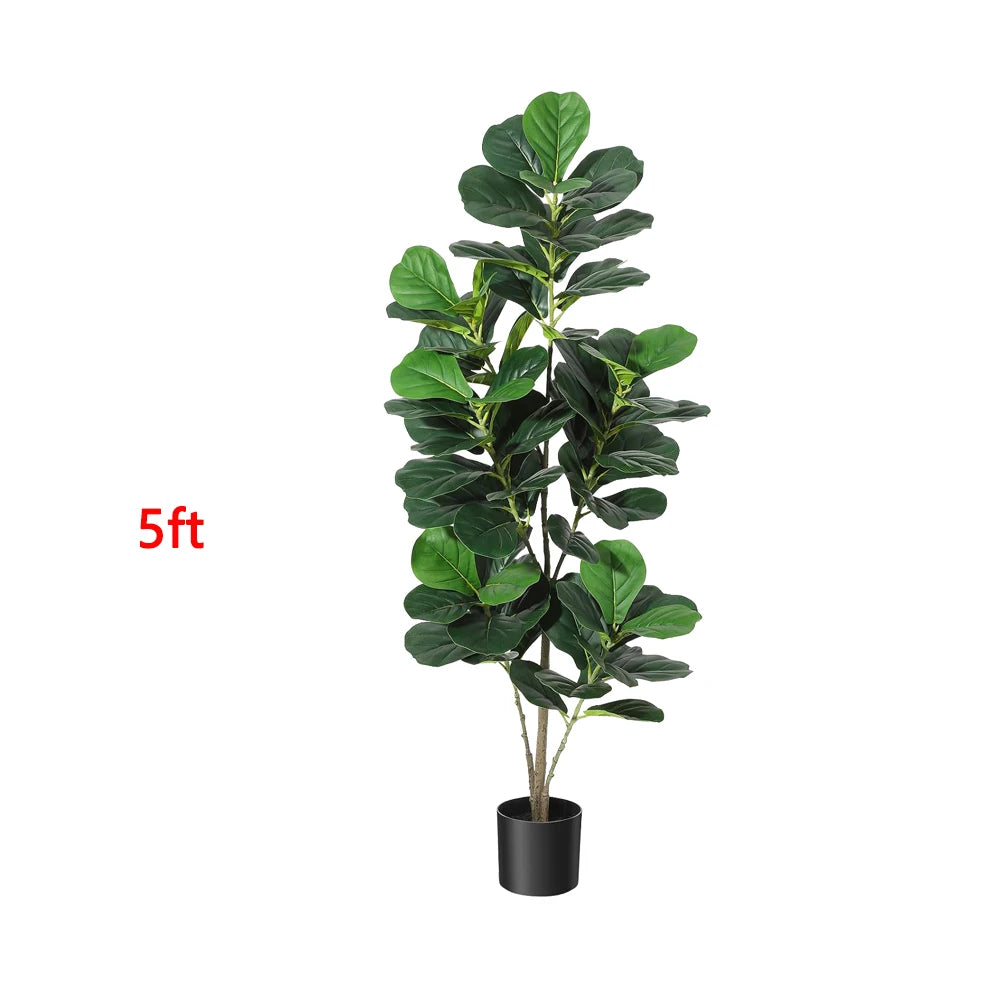 HiMIS Fiddle Leaf Fig Artificial Tree For Home Decor