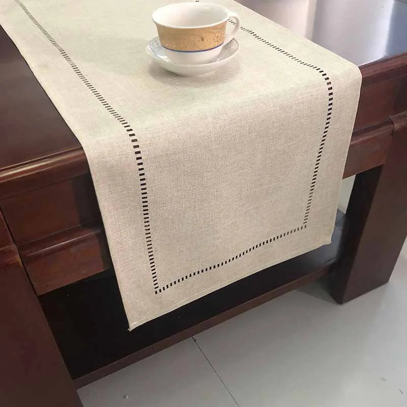 Magzasi Linen Table Runner For Dining And Wedding Decor