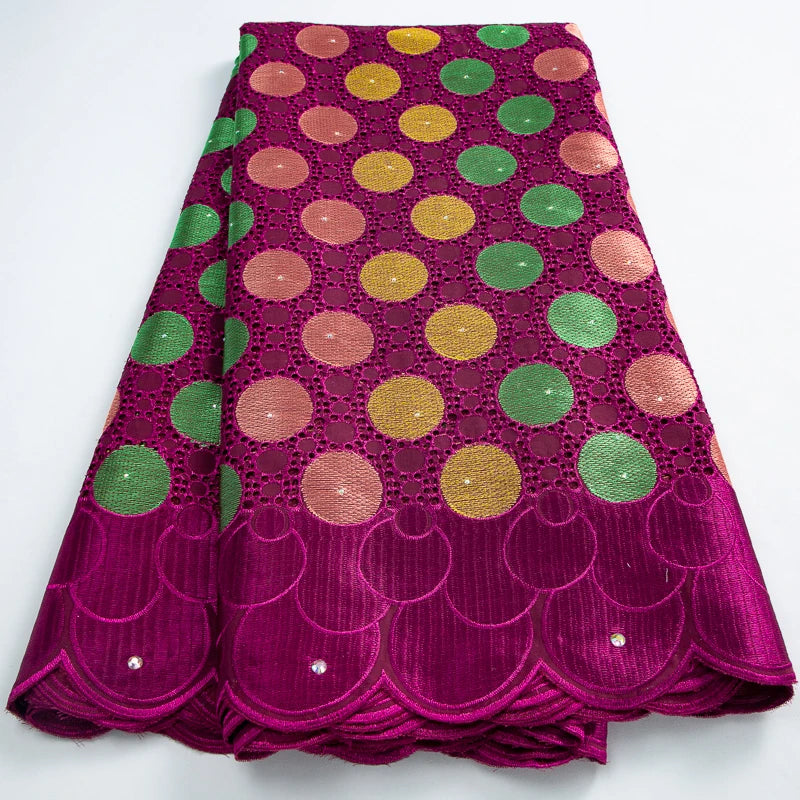 Breez Retail Therapy Nigerian Embroidered Lace Fabric Women