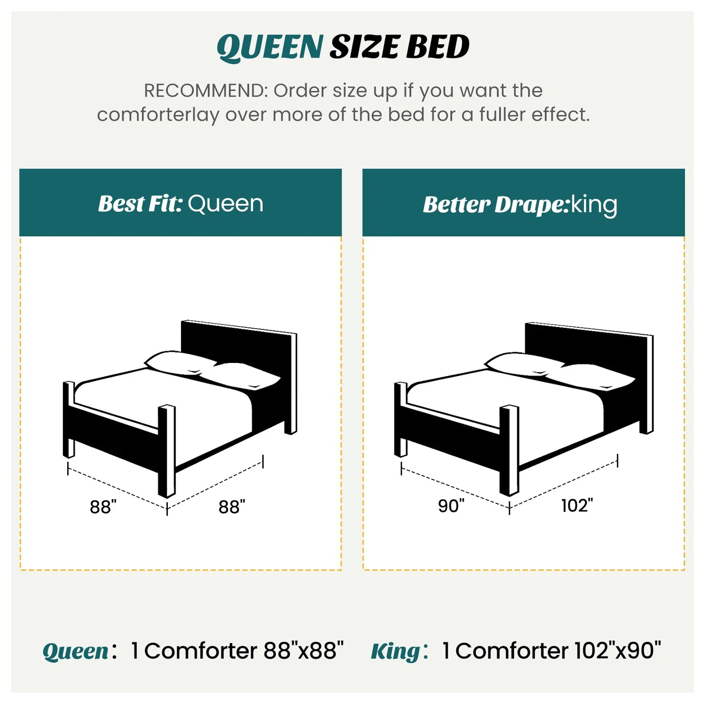 JHK All Season Comforter Duvet Insert With Corner Tabs