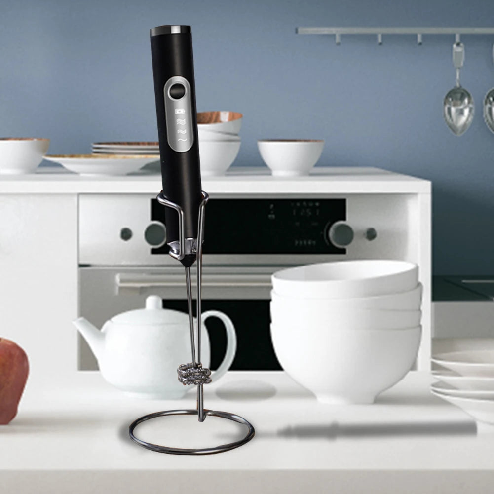 Alloet Mini Electric Milk Frother And Whisk Mixer Tools