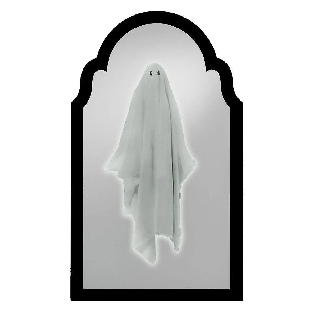 Shunmaii Ghost Mirror Night Light Halloween Hologram Decor