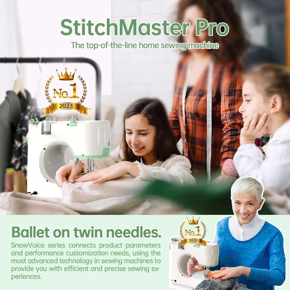 StitchMaster Pro Ballet Twin Needle Sewing Machine