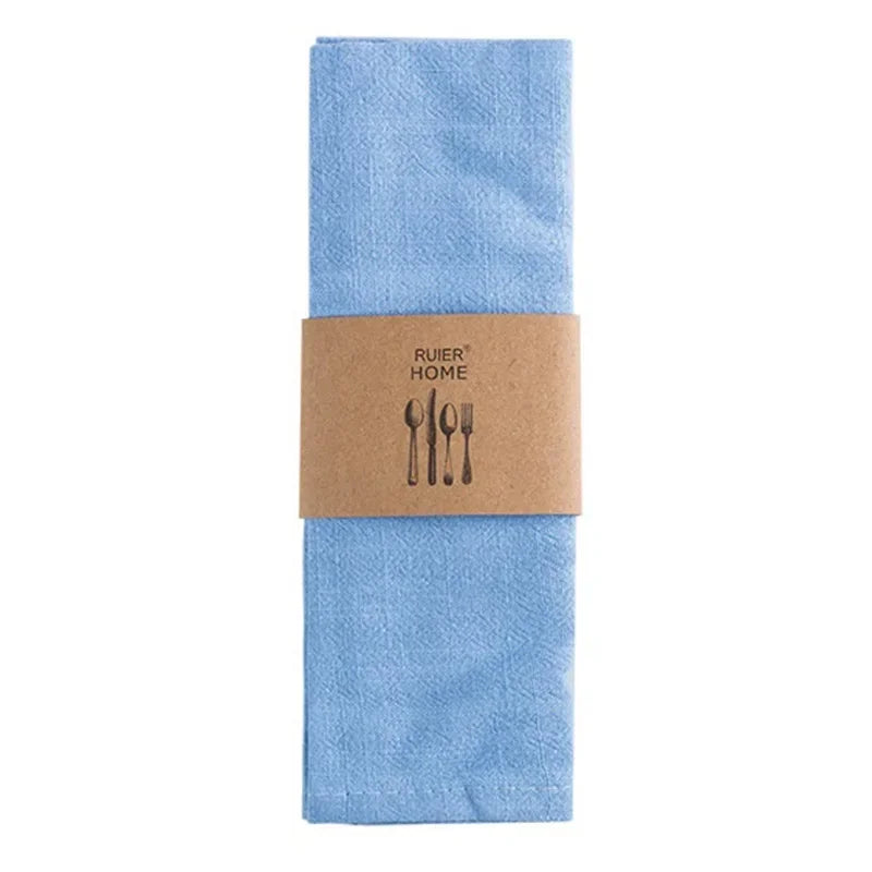 Guangdong Cotton Linen Table Napkins Tea Towels Absorbent