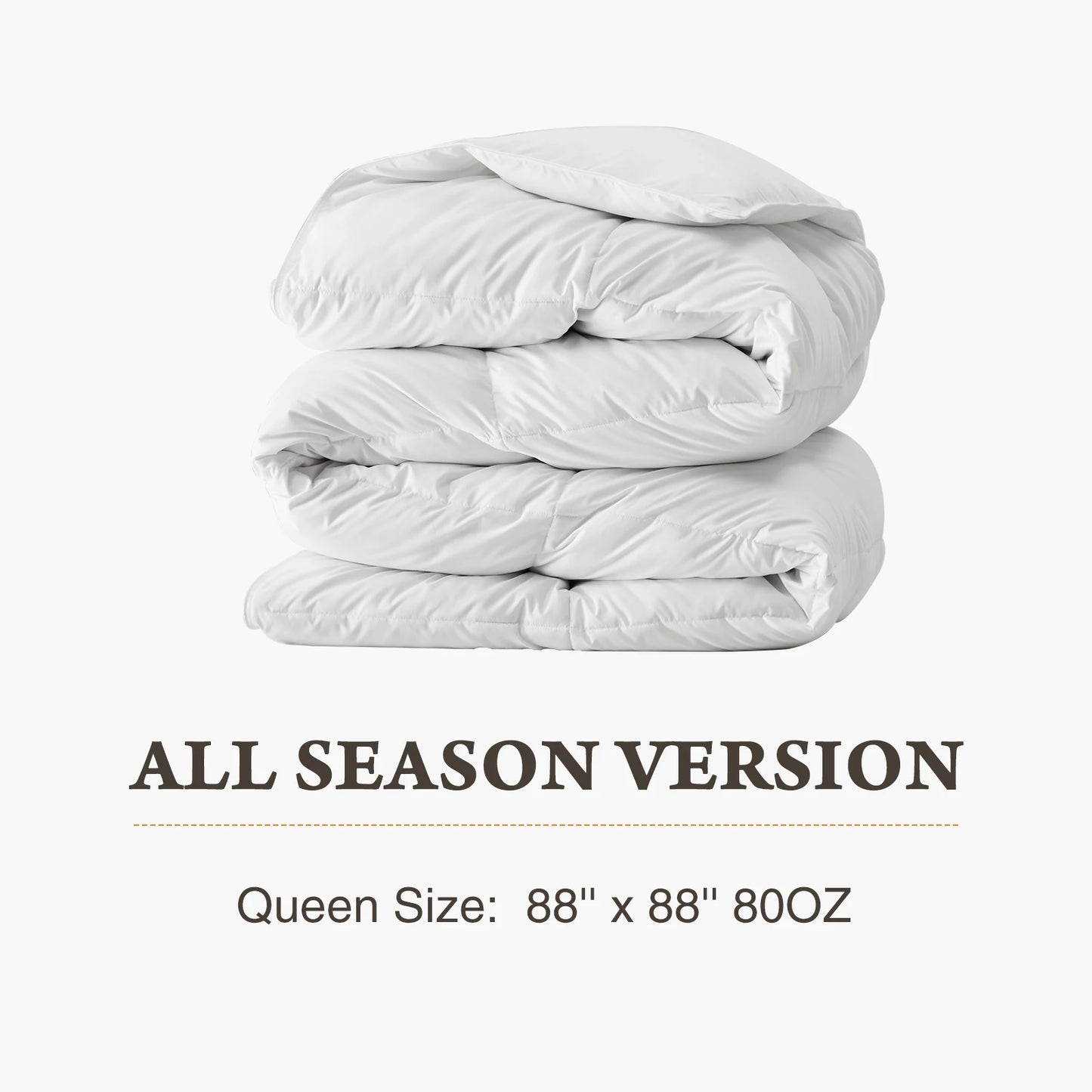 JHK All Season Comforter Duvet Insert With Corner Tabs