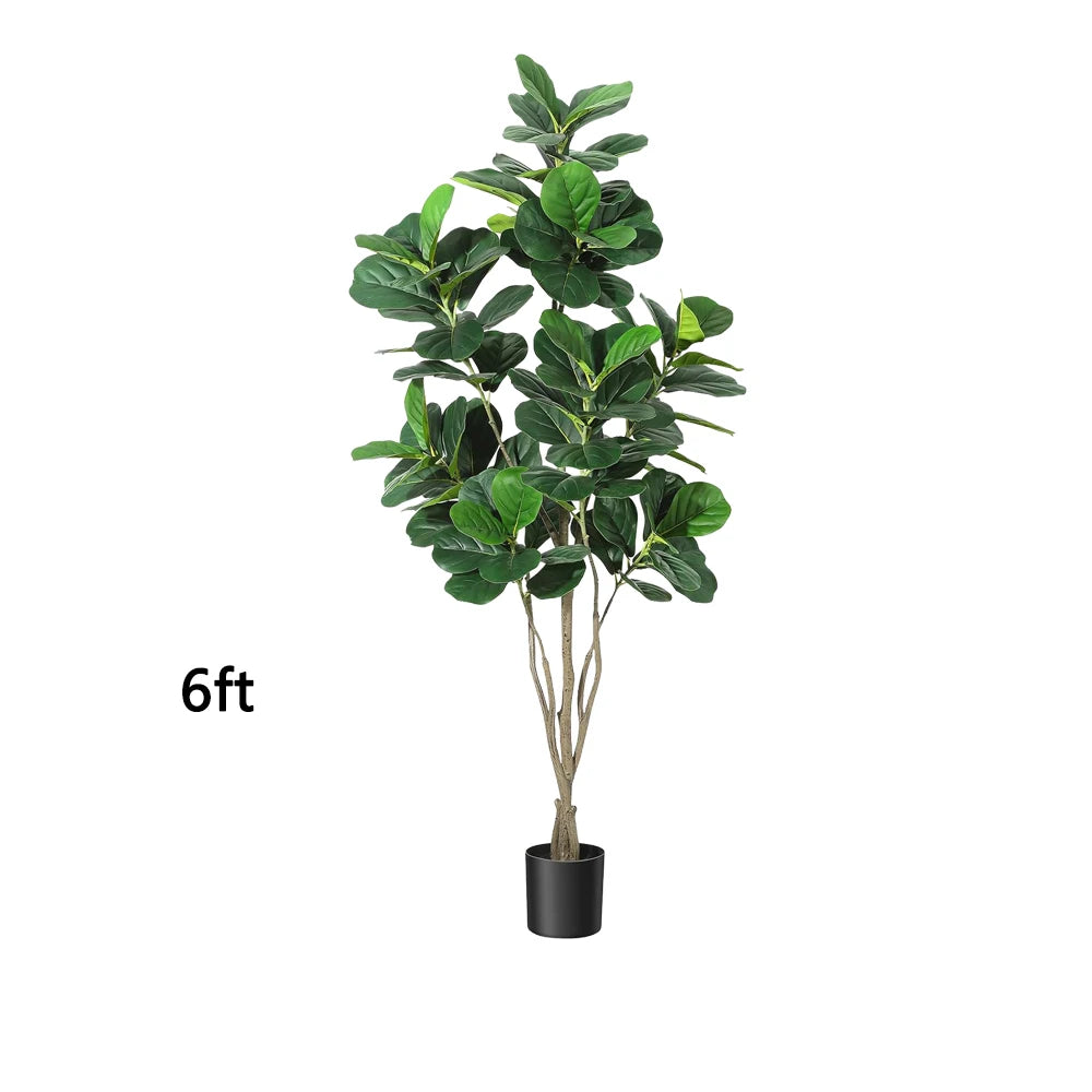 HiMIS Fiddle Leaf Fig Artificial Tree For Home Decor