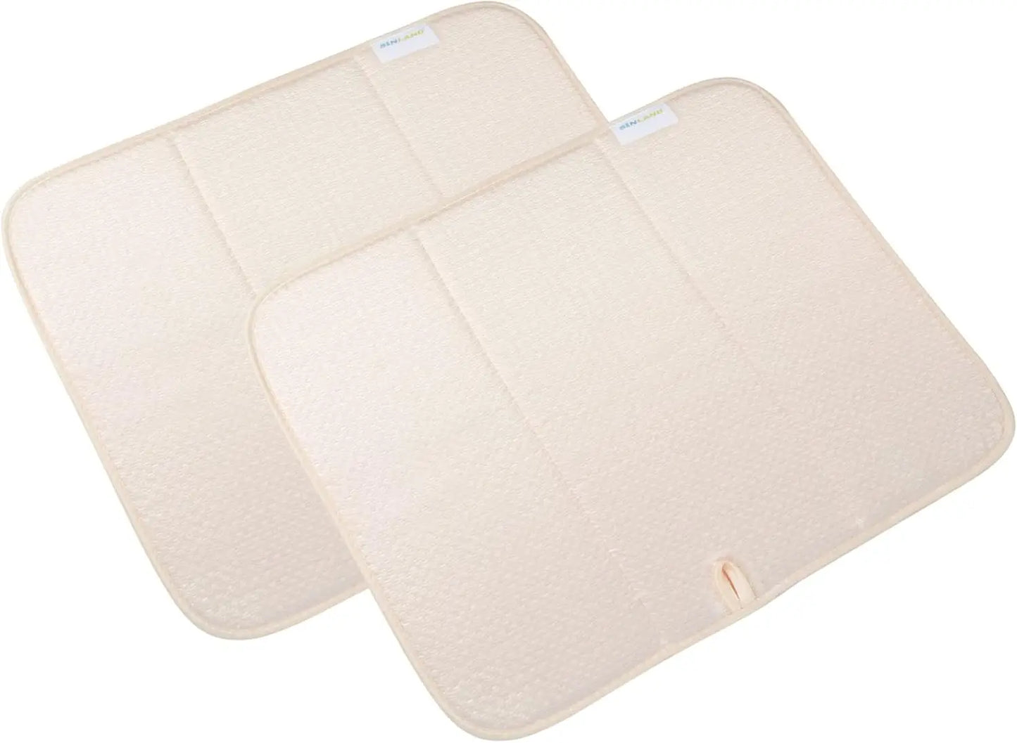 SINLAND Microfiber Dish Drying Mat Ultra Absorbent 2 Pack