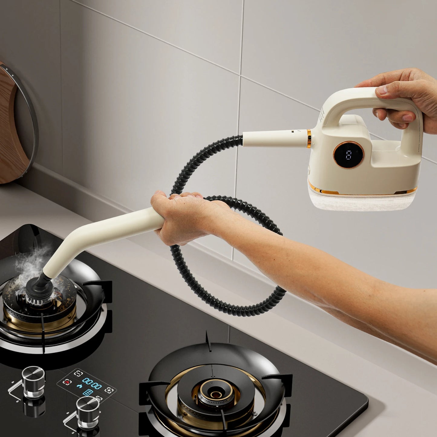 Bymaocar High Temperature Steam Cleaner Handheld Home Use