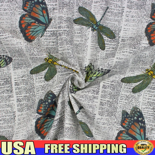 Dutrieux 100 Cotton Butterfly Print Quilting Fabric