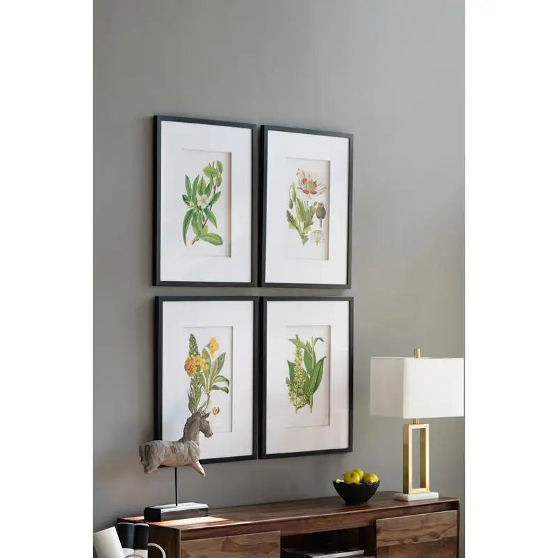 Hign Concerned Botanical Flower Wall Art Set for Home Decor
