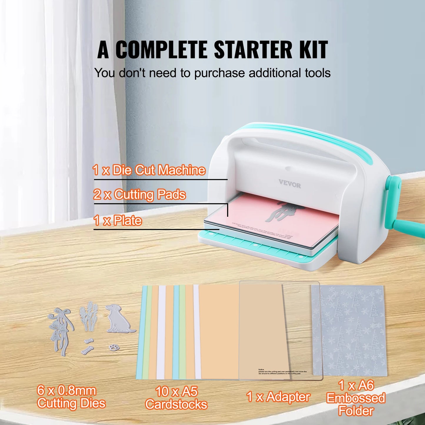 SucceBuy Die Cutting Embossing Machine For Scrapbooking DIY