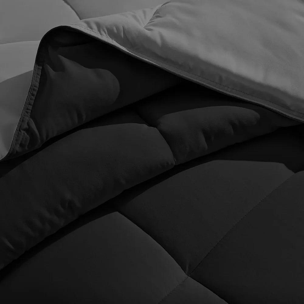 DUTRIEUX Reversible Microfiber Comforter Bed in a Bag Set