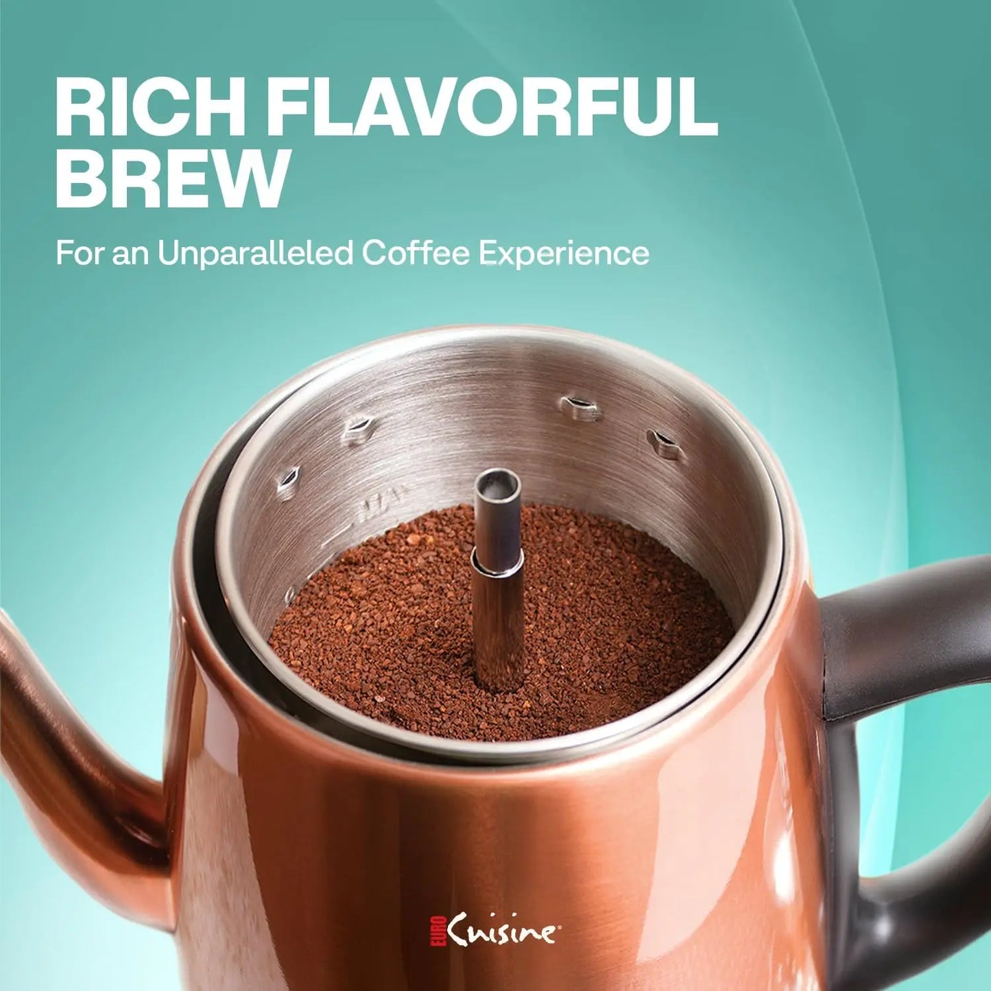 Iosn Stainless Steel Coffee Percolator Gooseneck Spout