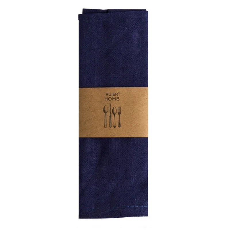 Guangdong Cotton Linen Table Napkins Tea Towels Absorbent