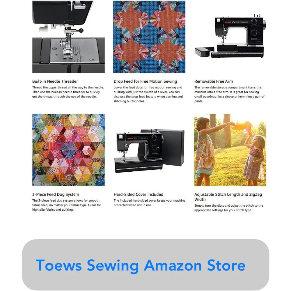 Janome HD 1000 Sewing Machine With 14 Built In Stitches