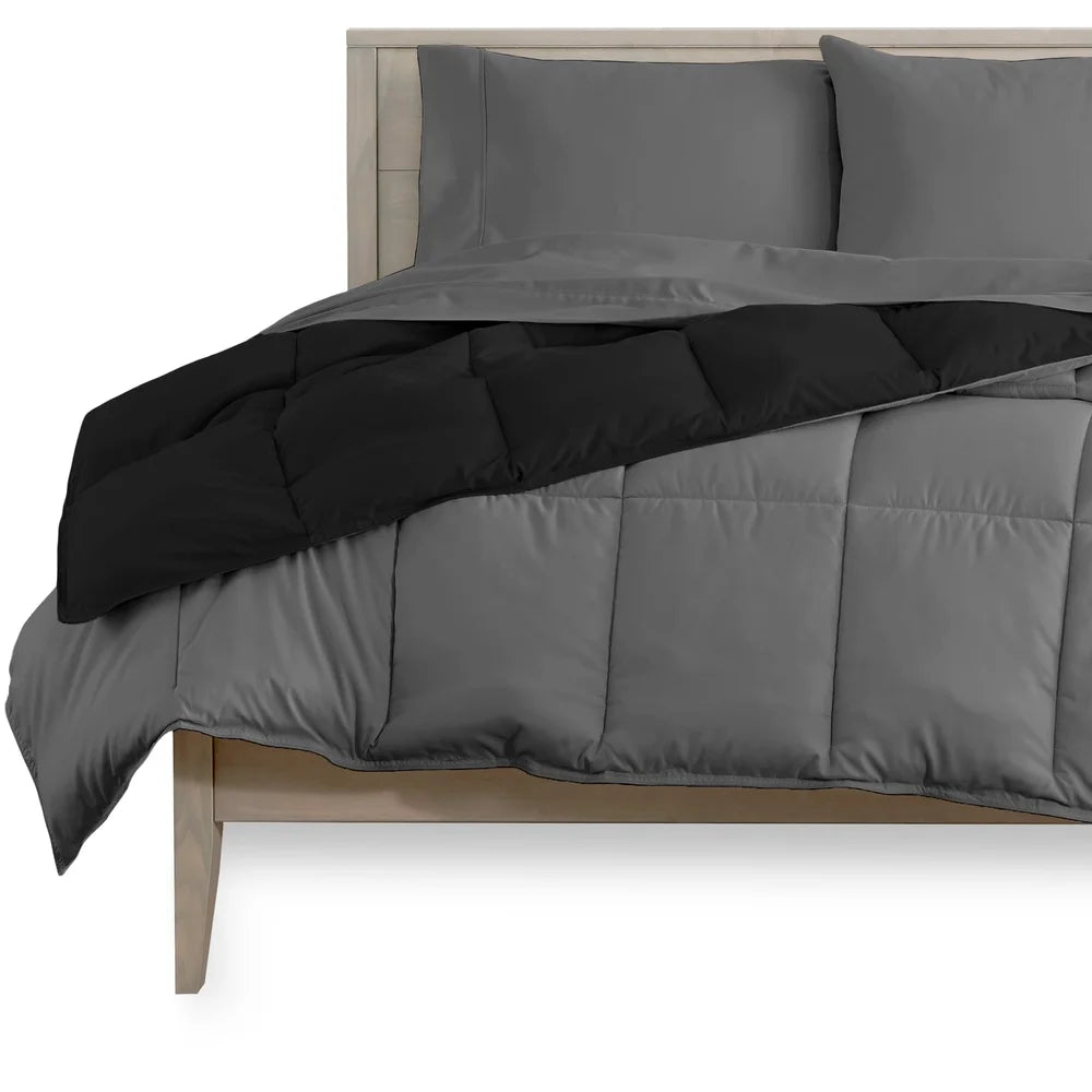 DUTRIEUX Reversible Microfiber Comforter Bed in a Bag Set