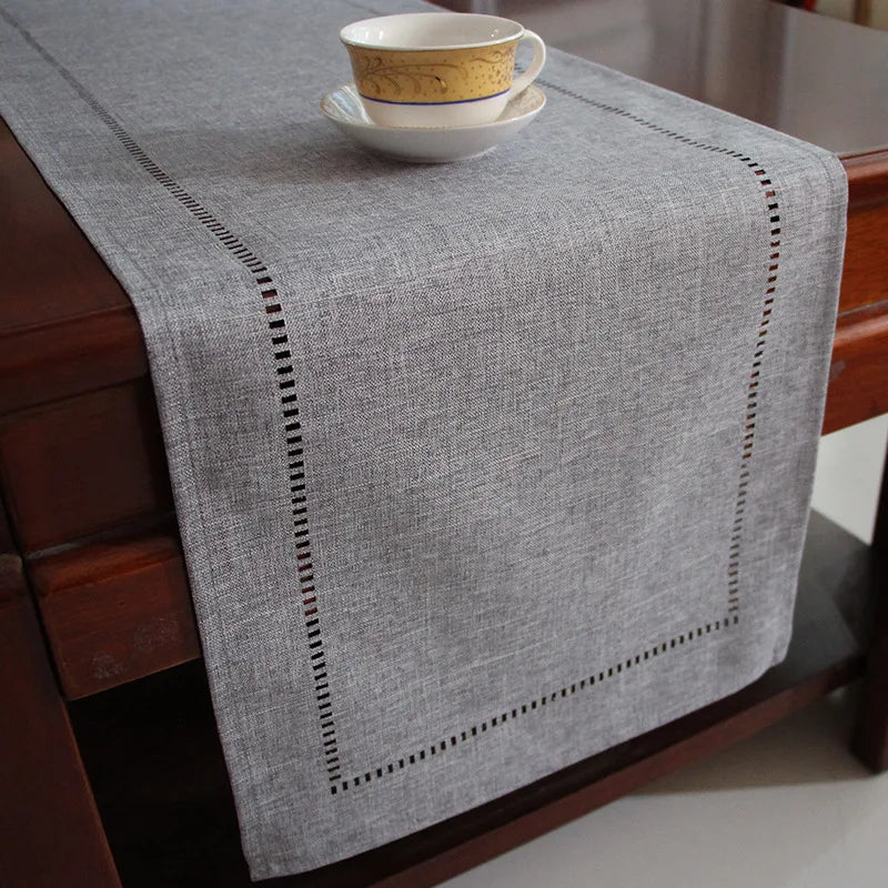 Magzasi Linen Table Runner For Dining And Wedding Decor