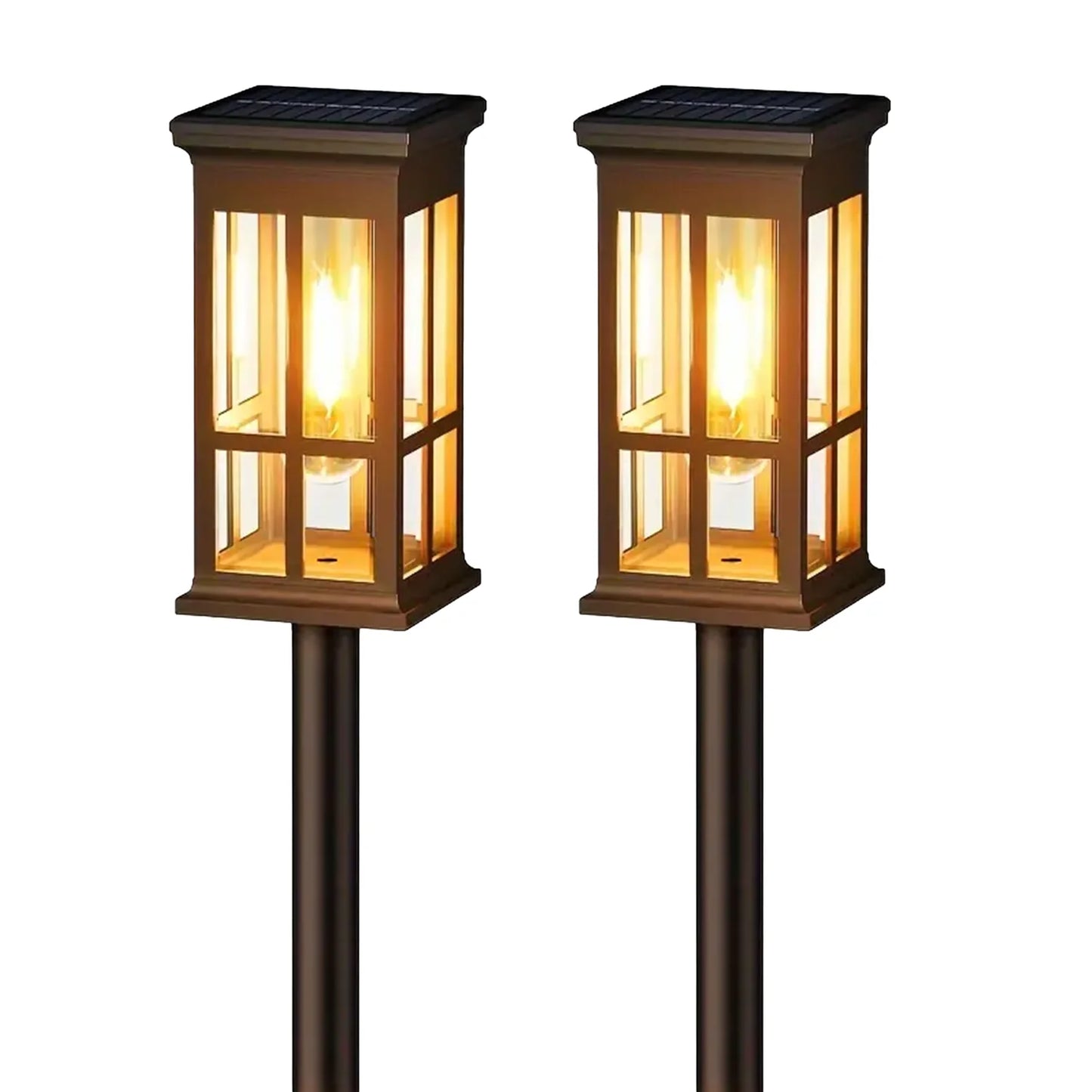 KPSTEK Solar Pathway Lights Pack Patio Sidewalk Outdoor