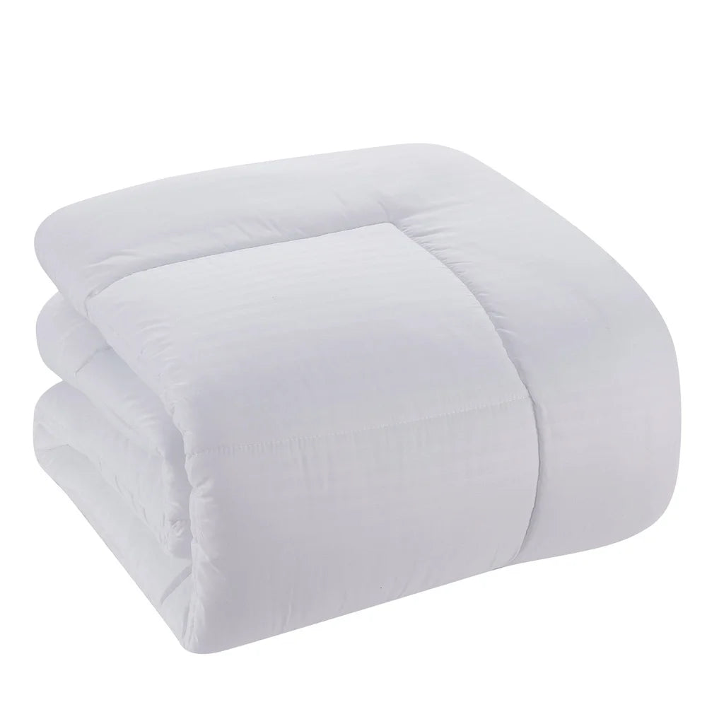DUTRIEUX Hotel Dobby Stripe Bedding In A Bag 8 Piece Set