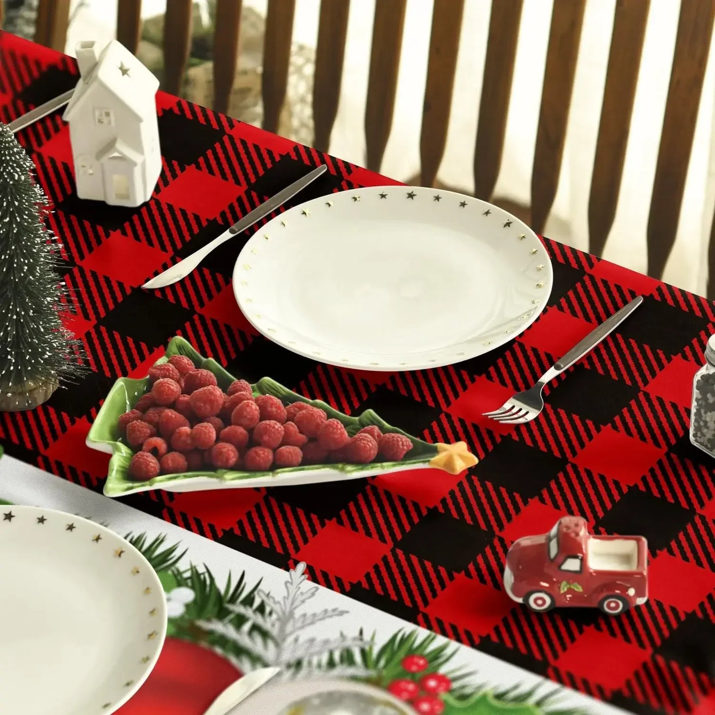 Zhejiang Craft Of Weaving Christmas Tablecloth Waterproof