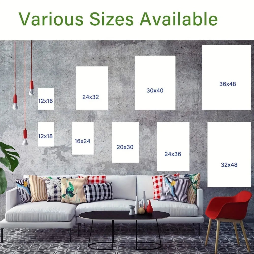 Breez Retail Therapy Art Deco Mural Wildflower Paintings
