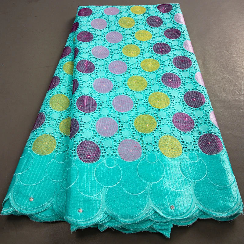 Breez Retail Therapy Nigerian Embroidered Lace Fabric Women