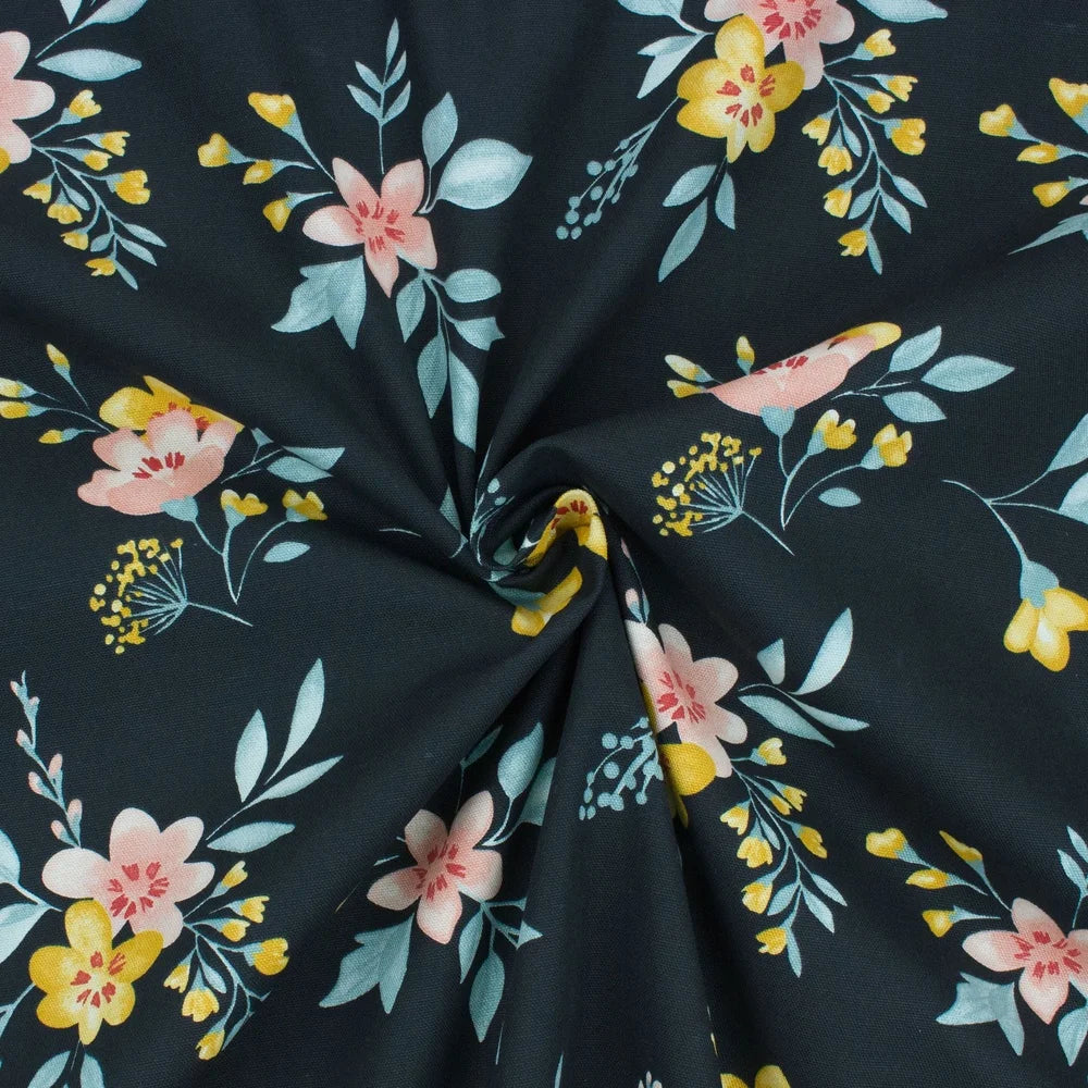 DUTRIEUX 100 Percent Cotton Floral Fabric for DIY Crafting