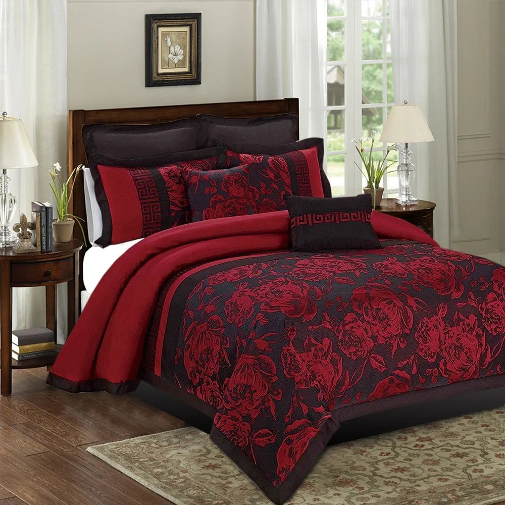 Breez Retail Therapy Jacquard Floral Bedding Duvet Set