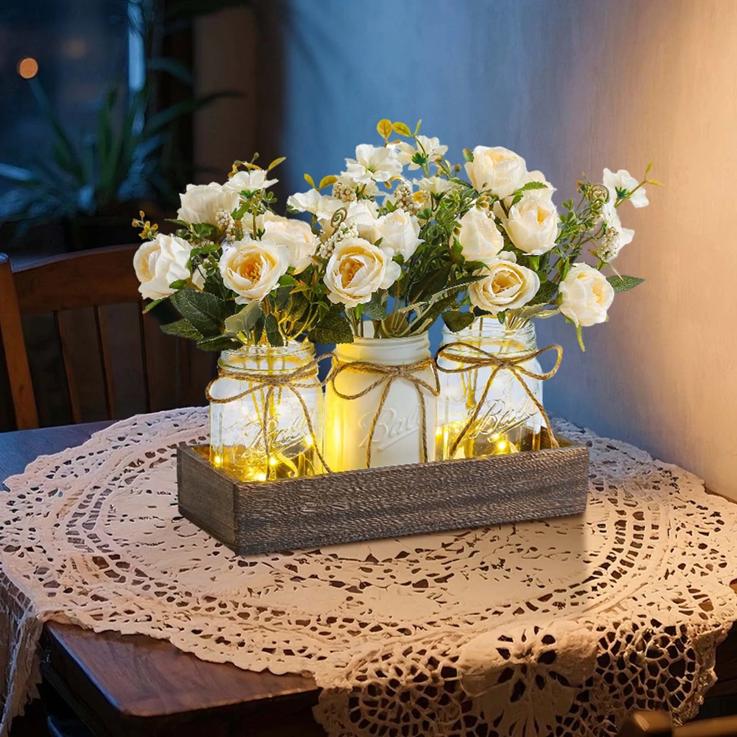 Breez Retail Therapy Artificial Silk Flowers With Led Lights