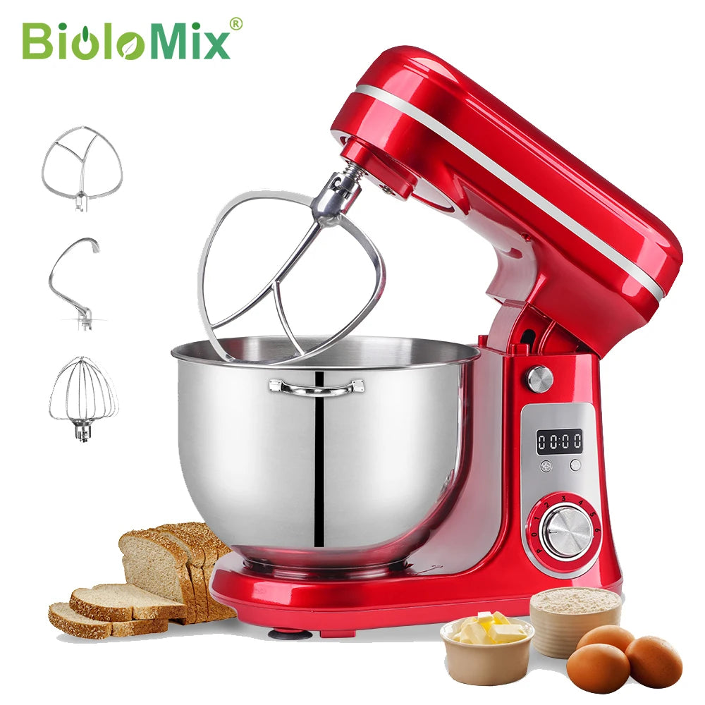 Biolomix Stand Mixer 6 Speed 1200W Quiet Motor Pro Plus
