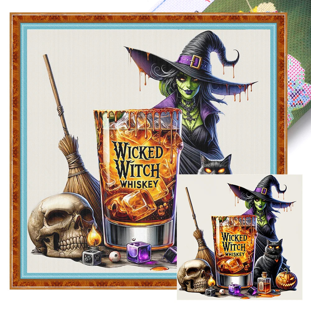 Hignconcerned Halloween Cross Stitch Kit 11CT Embroidery