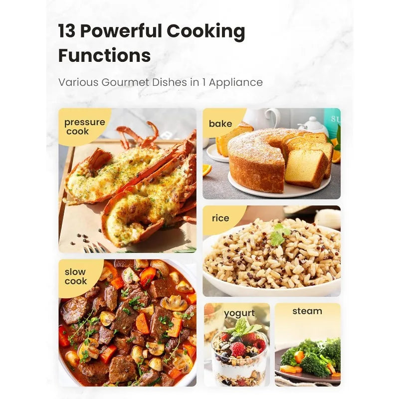 Comfee 9 In 1 Electric Pressure Cooker Multi Cooker