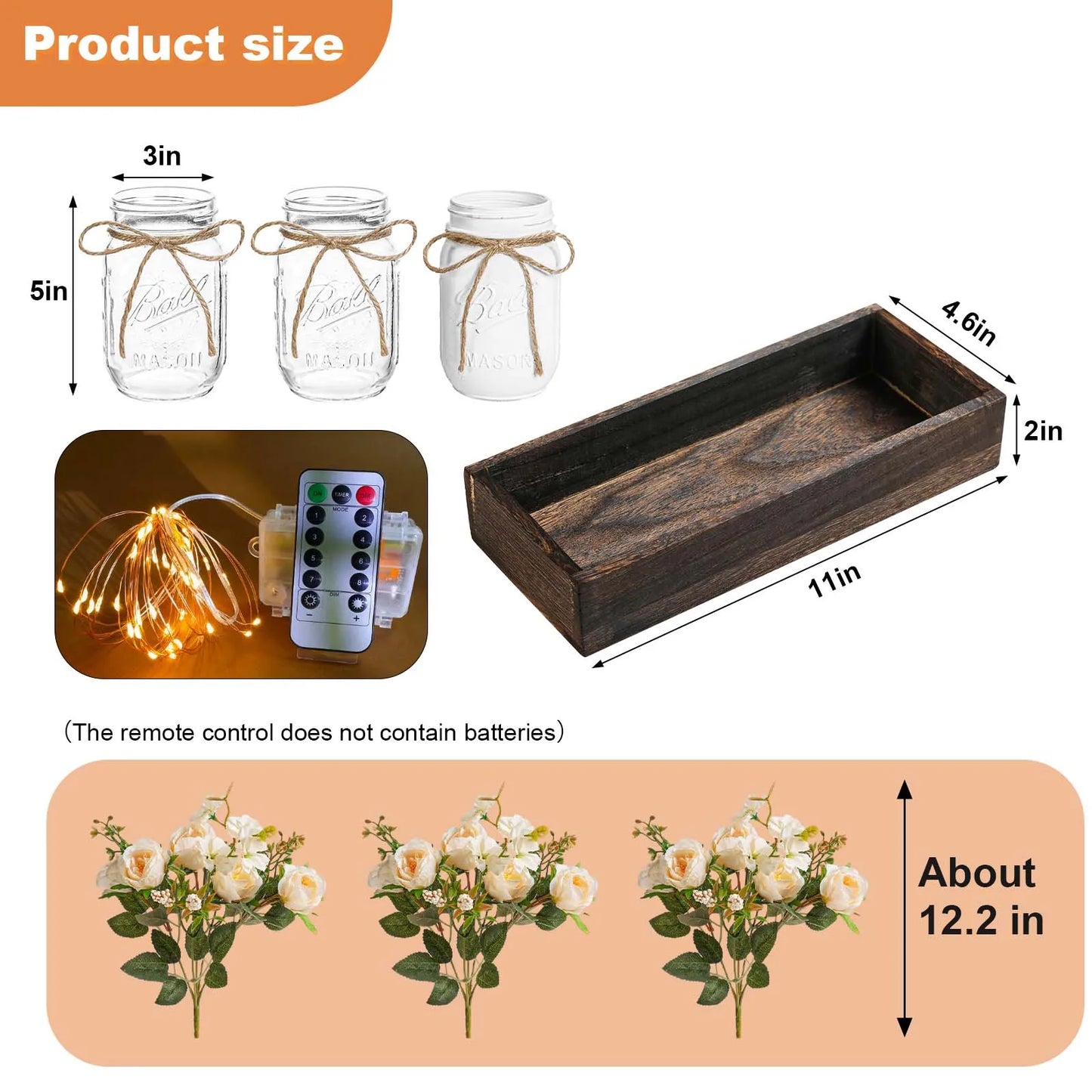 Breez Retail Therapy Artificial Silk Flowers With Led Lights