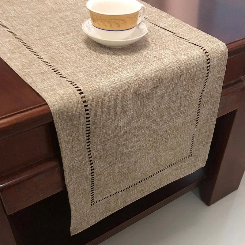 Magzasi Linen Table Runner For Dining And Wedding Decor